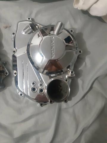 Tampas cromada para xre 300 - Foto 2