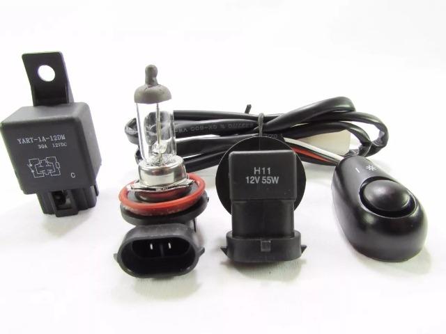 Kit Farol Milha Neblina Aro Cromado Ford Ecosport 2012 2013 - Foto 4