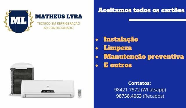 Ar condicionado PROMOÇÃO DE SERVIÇOS
