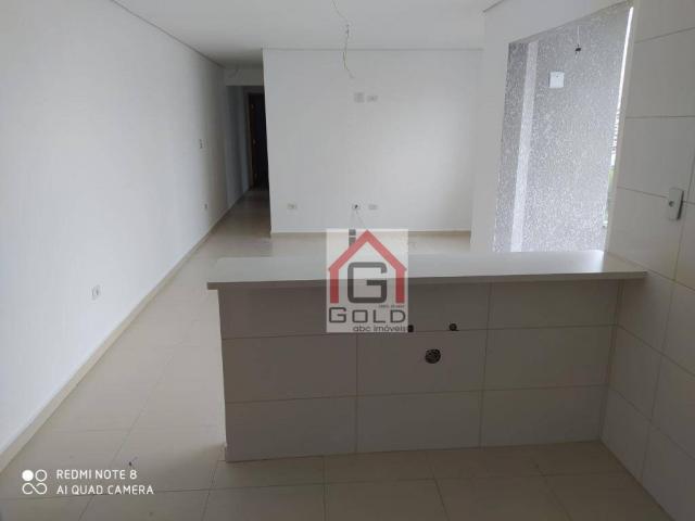 Apartamento com 3 dormitórios para alugar, 88 m² por R$ 2.000,00/mês - Campestre - Santo A - Foto 6