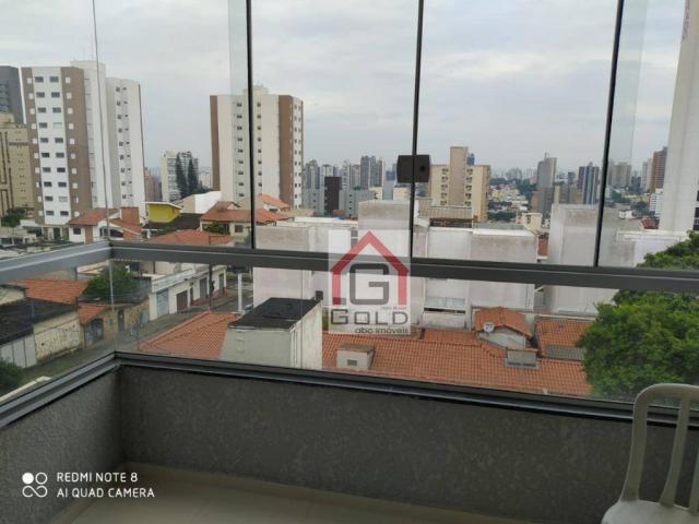 Apartamento com 3 dormitórios para alugar, 88 m² por R$ 2.000,00/mês - Campestre - Santo A - Foto 3