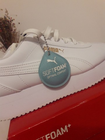 Tênis Puma Turino Branco - Foto 2
