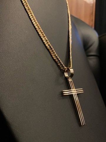 Conjunto em ouro 18k 31 gramas - Foto 3