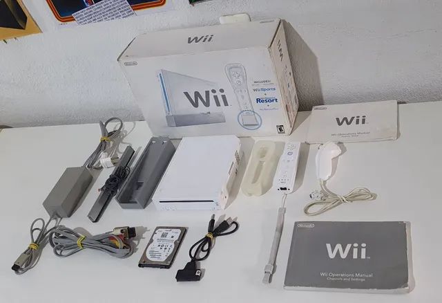 HD Externo Para Nintendo Wii Com 252 Jogos + Desbloqueio + Emuladores