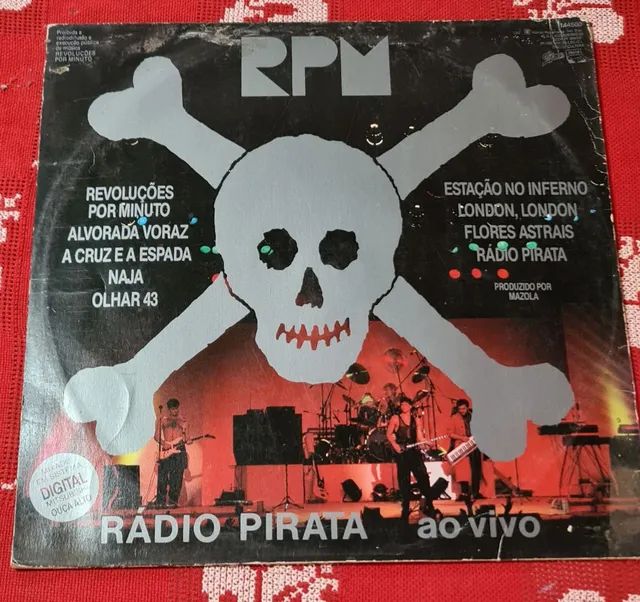 Vinil RPM rádio pirata ao vivo - Foto 2