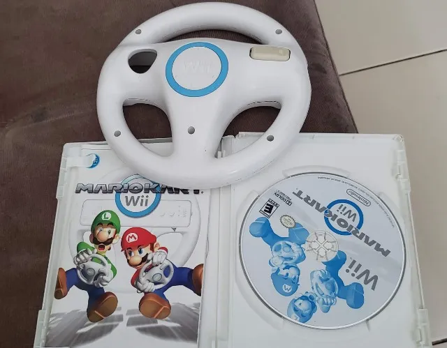 Volante Mario Kart - Nintendo Wii Usado - Mundo Joy Games - Venda