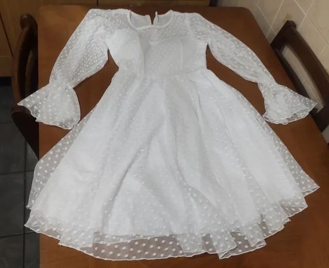 Vestido de Noiva,Tam P, com Tiara. - Foto 3