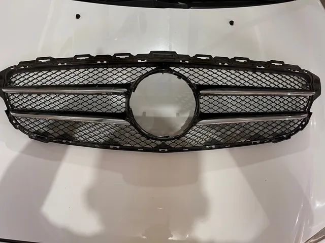 Grade Radiador Mercedes C180 2015 2016 2017 2018 Sem o Emblema - Foto 5