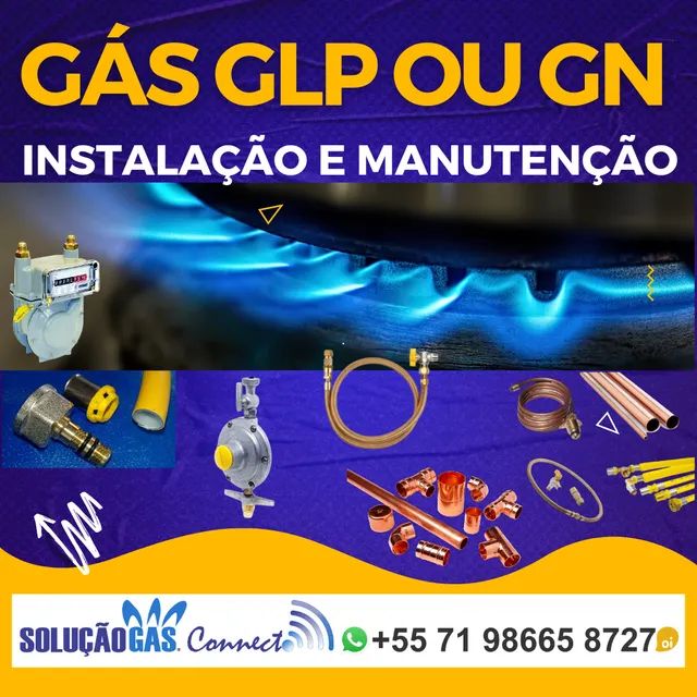 Ligue instalação de Gás *