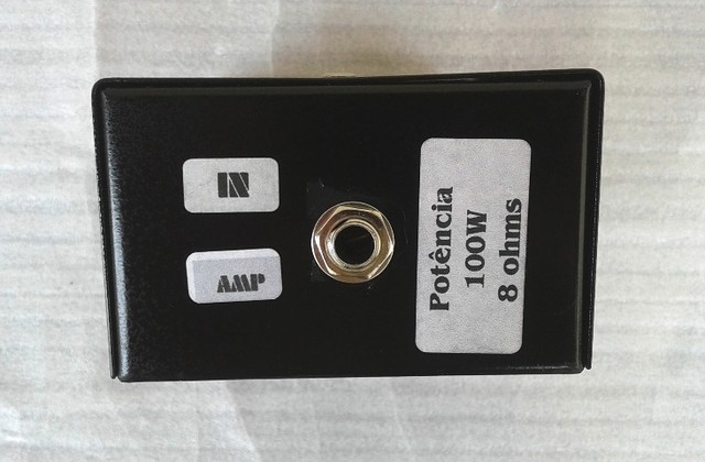 Atenuador de potência para amplificadores de guitarra de até 100W 8 ohms.- Cód. 332 -