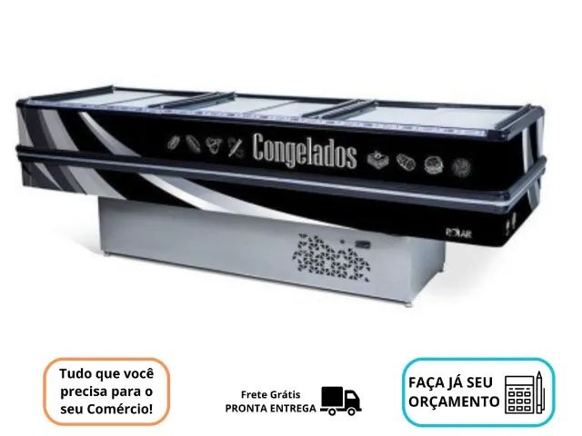 Ilha de Congelados 3 Metros Polar 220v