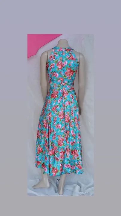 Vestido Midi Floral em Seda - Foto 3