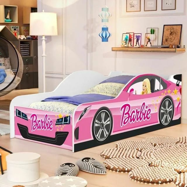 Mini cama adesivada Carro / Barbie NOVA - Foto 2