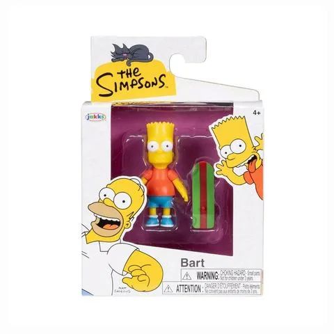 Boneco original do Bart Simpson nova coleção dos Simpsons da jakks pacific 