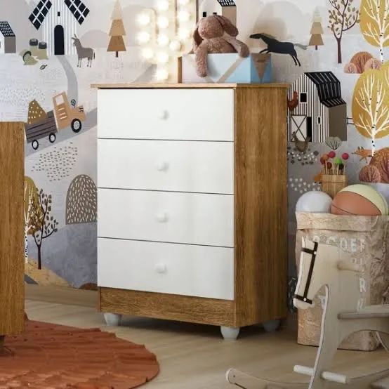 Comoda Infantil Nova Carvalho Embalado 