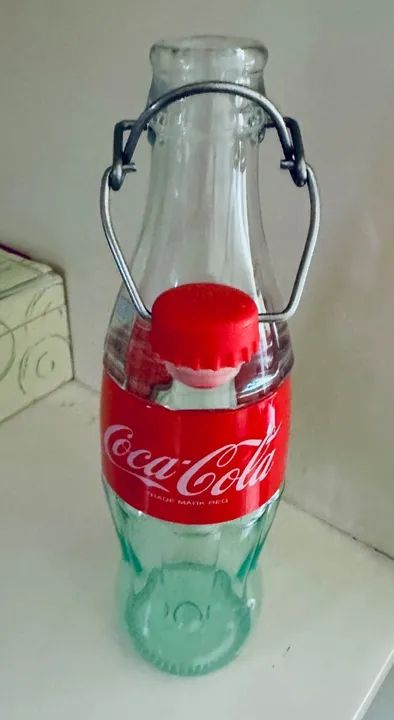 Coca-Cola garrafa/copo de colecionador (acrílico) - Foto 2