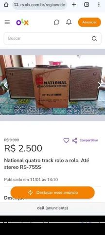 Vintage National Recorder RS-755S. Quatro track rolo a rolo. NH. - Foto 2
