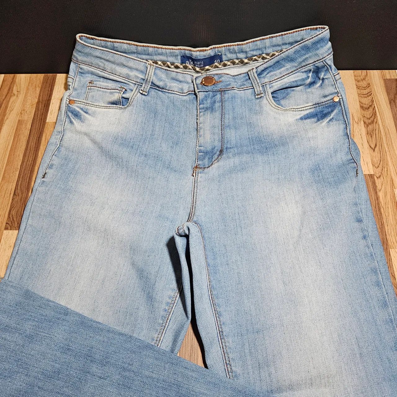 Calça Boca de Sino Ak Jeans 40 - Foto 2
