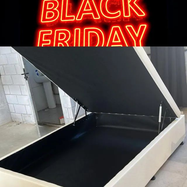 Cama Box Bau Casal Novo