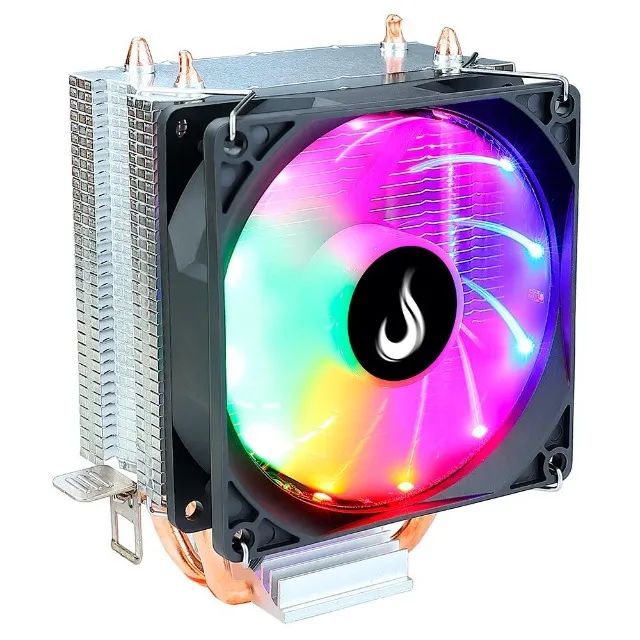 Air Cooler Rise Mode Z5 90mm Led Rainbow Intel/AMD LGA1200/1366/775 | AM4 - WZetta