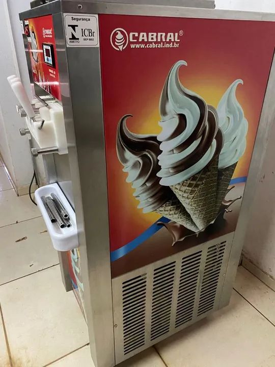 Máquina de sorvete italiano  - Foto 4