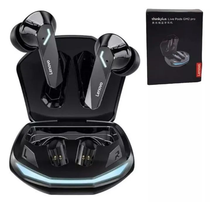 Fones de Ouvido Lenovo Live Pods GM2 Pro TWS - Novo