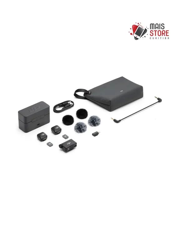 Microfone Dji Mic Mini (2 TX + 1 RX + Charging Case) - (Novo/Lacrado) - Foto 5