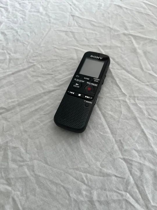 Gravador de áudio Sony