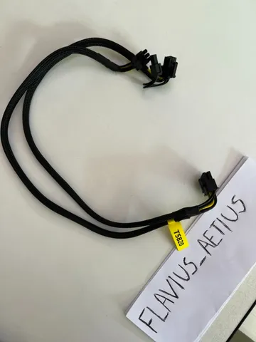 Cabo Conector De Energia da fonte para placas de Vídeo Pci Express Para Precision 5820