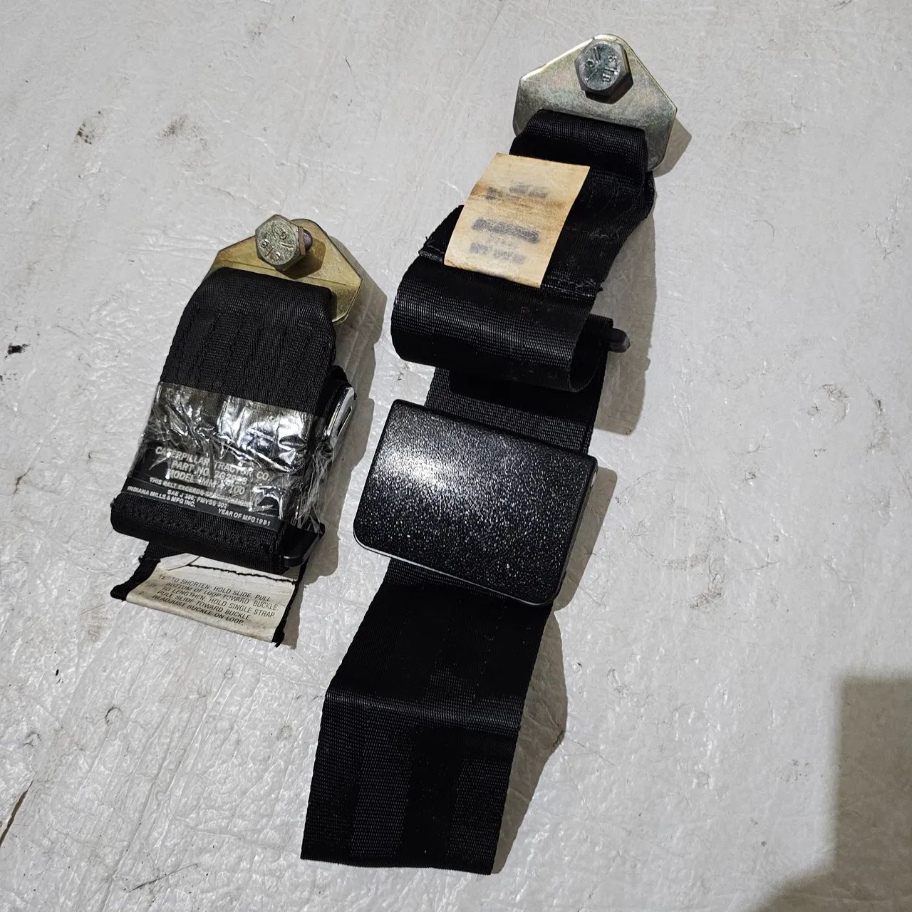 Caminhão fora estrada trator esteira caterpillar cinto segurança novo original 7G2998