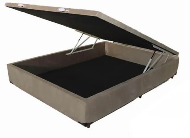 Cama Base Box Baú - Casal Padrão