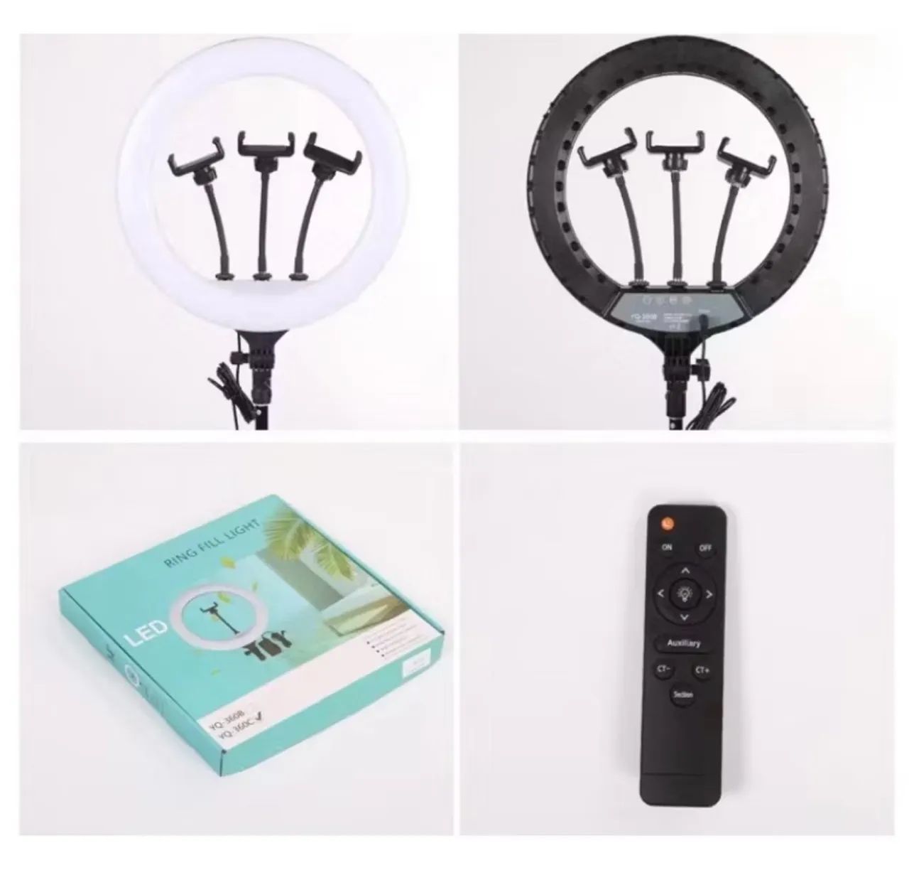 Kit ring light completo 36cm14 polegadas - Foto 5