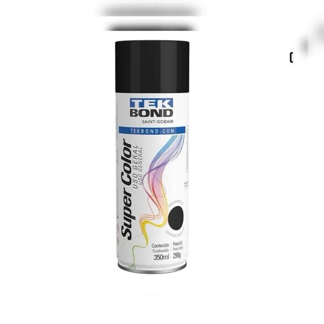 Tinta automotiva spray brilhante aerossol, uso geral!!! 350ml/250g