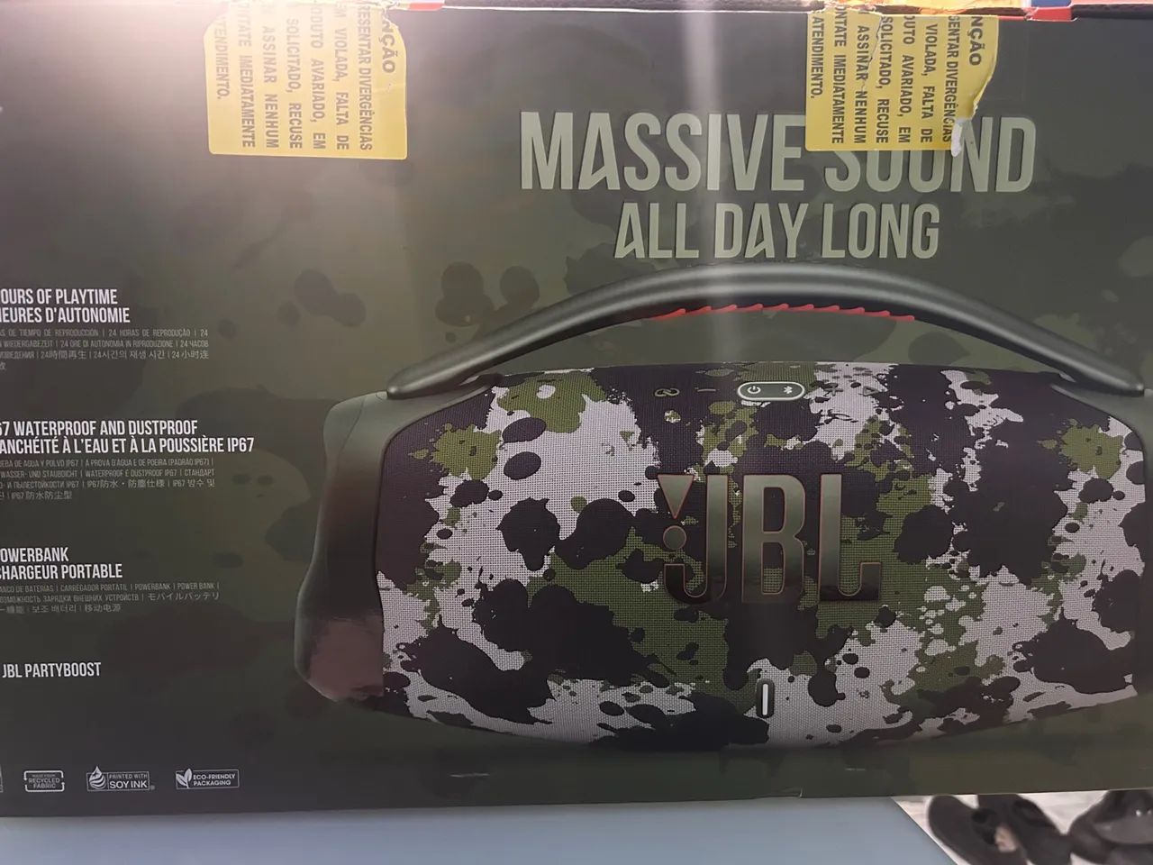 JBL BOOMBOX 3 Pouco usada Aparelhos de Som Vila São João, São João