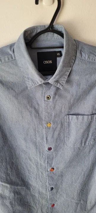 Camisa casual em algodão.  - Foto 2