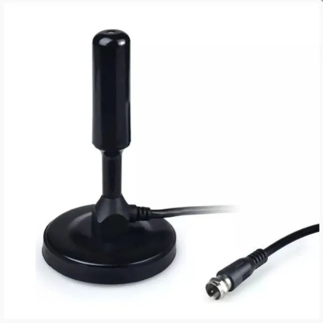 Antena Para Sinal Digital 3.5 DBi Cabo 5Metros Base Com Im ã - Foto 4