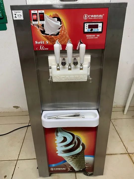 Máquina de sorvete italiano  - Foto 2