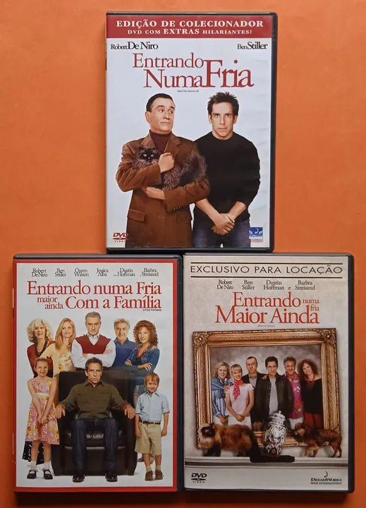 Dvd Entrando Numa Fria - Trilogia - Antiguidades - Pilarzinho