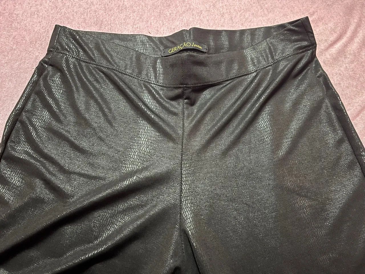 Calça Legging Flare Preta M 