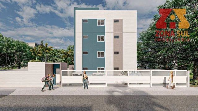 Apartamento com 2 dormitórios à venda por R$ 132.000 - Gramame - João Pessoa/PB - Foto 5