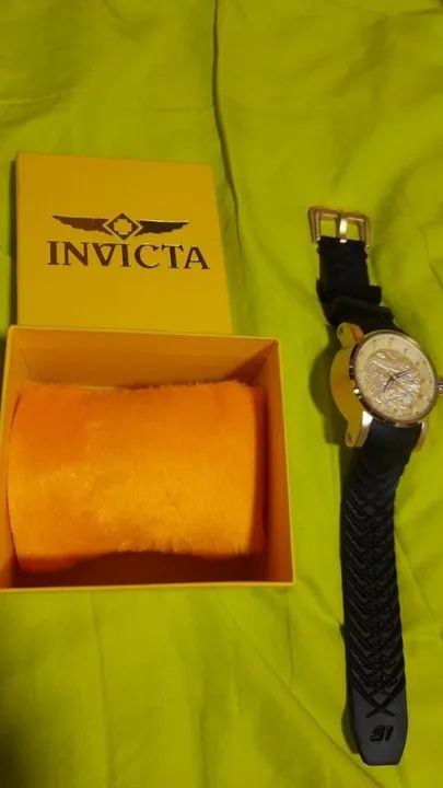 Relógio Invicta Yakuza Dragão Todo Cravejado Novo Na Caixa - Foto 3