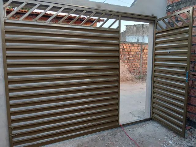 PORTÃO PARA GARAGEM METALÚRGICA JG 