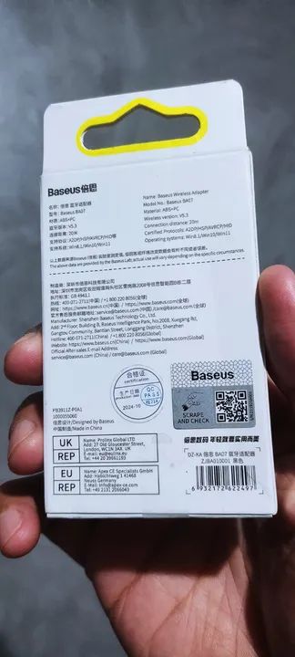 Adaptador Dongle  USB Bluetooth 5.3 para PC - Baseus-BA07 - Novo - Foto 2