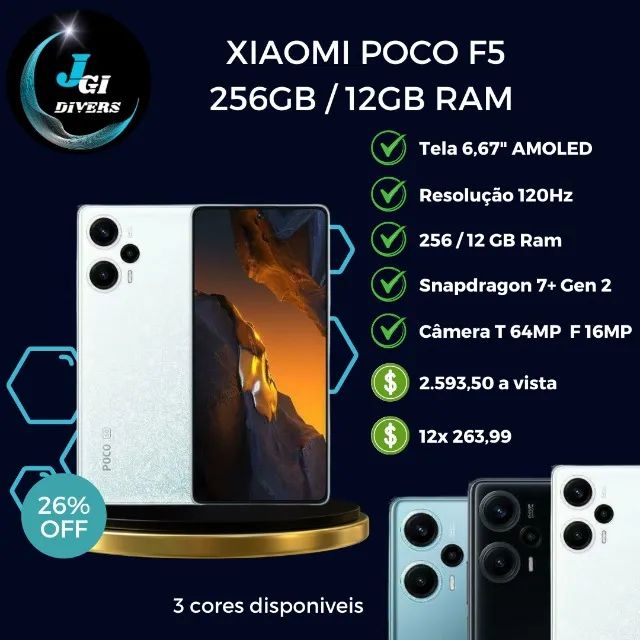 XIAOMI Celular Xiaomi Poco F5 256GB