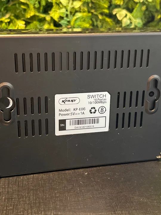 Switch de rede hub 16 portas 100mbps knup  - Foto 2