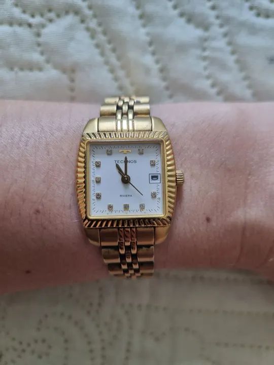 Relógio Technos Riviera Dourado Feminino