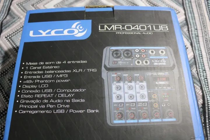 Mesa 4 Canais 0401 Usb Player Rec Bluetooth Efeito Interface - Foto 2
