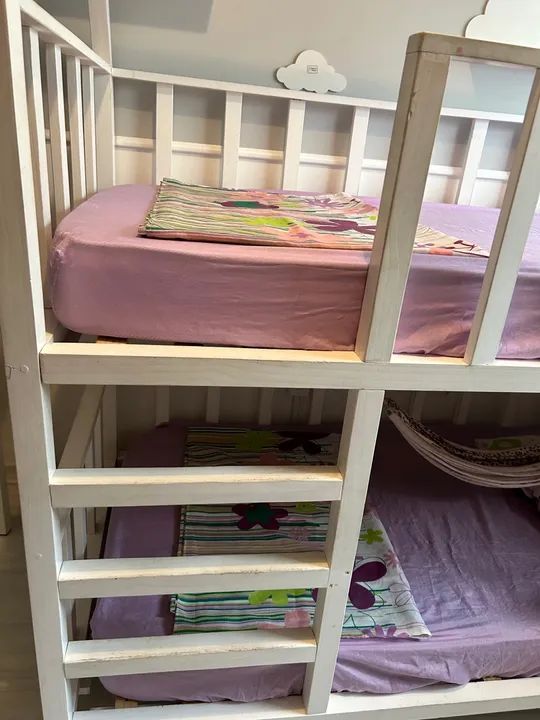 Cama Infantil Casinha Branca - 2 Andares (Beliche) - Foto 6