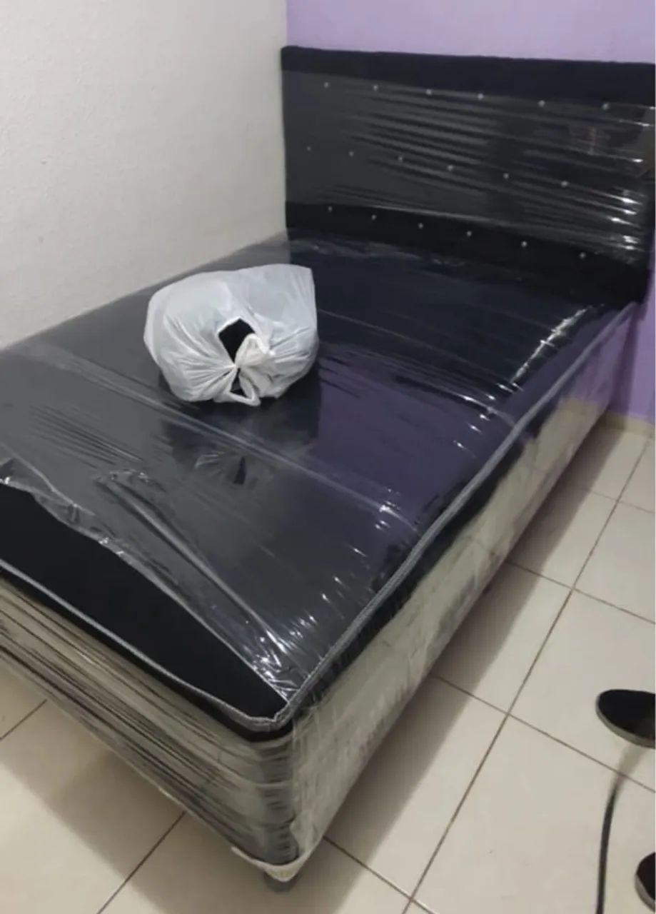 Cama Box casal, mola e espuma, super macia  - Foto 2