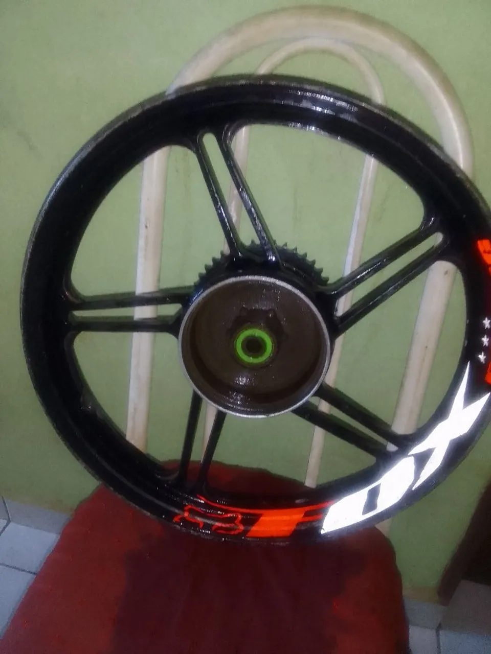 Roda de moto esportiva
